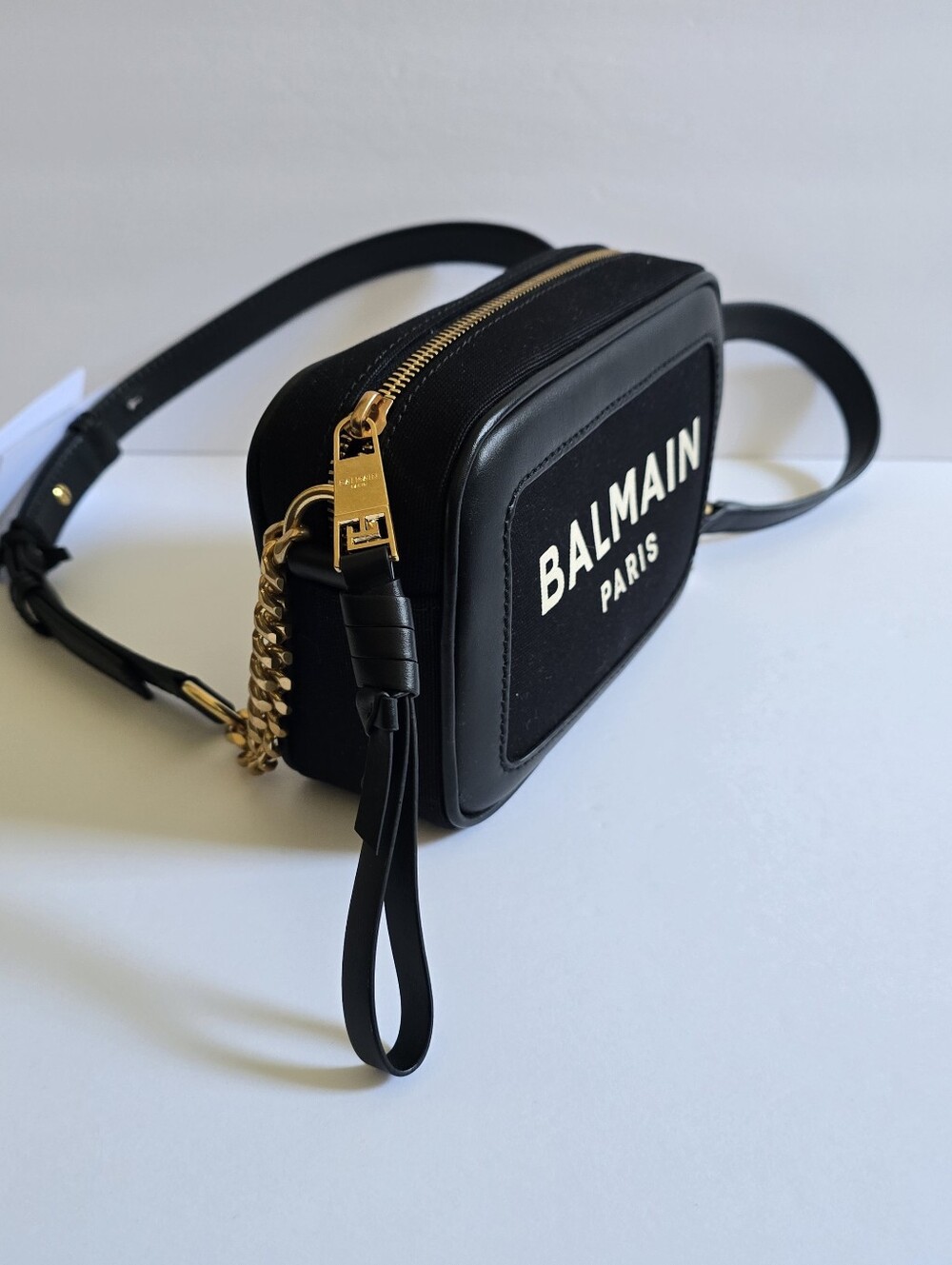 Balmain B-Army Small Camera Bag Black - Picture 4 of 11